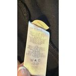 Burberry London Women’s Joggers Sz Small Black Velvet Wide Leg Full Leg Logo Photo 10