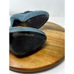 Boden Blue Suede Leather Ribbon Trim Mary Jane Court Heeled Pumps Size 38 US 7‎ Photo 5