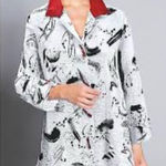 Ali Miles Red and White Jacket Size XL Photo 0