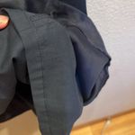 J.Crew  Women’s V Neck Zip Back Cotton Dress Size 10 Navy Blue Photo 7