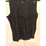 No Boundaries No Boundries Size XL Blace Lace And Velvet Sleeveless High Neck Top Photo 2