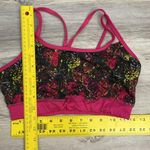 Gaiam Pink, Black, Gray & Neon Yellow Low Impact Sports Bra Size Medium Photo 6