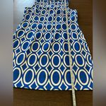 Alix NYC Alyx Women Blue White Sheath Sleeveless Cocktail Dress Size 18 Church EUC Photo 8