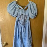 Princess Polly Let’s Dance Mini Dress Blue Size 2 Photo 2
