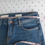 Pilcro and the Letterpress Anthropology straight leg blue Embroidered Jeans Photo 5