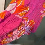 Route 66 Vintage  Hawaiian Maxi Floral Pink Dress Photo 1