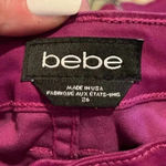 Bebe  Vintage Pink Zipper Pants 26 Photo 4