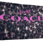 Coach Signature Horse And Carriage Camouflage Print Oversized Square Scarf Wrap Photo 5