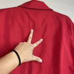 Dennis Basso SIZE MEDIUM RED LEOPARD PRINT LINING SNAP FRONT MID LENGTH JACKET Photo 6