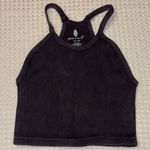 Free People New!  Movement XS/S Happiness Runs Washed Black Crop Top Photo 11