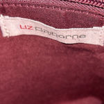 Liz Claiborne Burgundy **Crossbody Bag** Gold Hardware Photo 4