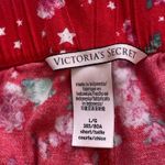 Victoria's Secret  red Floral pajama pants L Photo 3