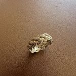 Ana Luisa  Band Ring | Chloe | 14K Gold Plated - SIZE 5 Photo 4