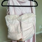 House Of CB HOUSE OF‎ CB SET Georgie Top & 'Giuliana' Ballerina Pink Satin Maxi Skirt NWOT Photo 3