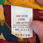 WRAPS Vintage Southwestern Western Patchwork Open Vest Size Medium Blue Photo 6