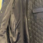 Jones New York Women's Quilted Pea Coat Navy Blue Double-Breasted Size S Photo 11