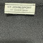 Vintage St. John Sport Black Crystal Scoop Neck Sleeveless Knit Top Size Medium Photo 3