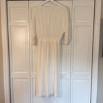 Quinn NWT 100% silk white dolman sleeve sheath dress size 6 White Photo 8