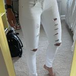 Forever 21 Ripped White Jeans Photo 2