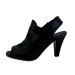 Rachel Comey  Women's Black Lace Leather Slingback‎ Sandals Shoes 7 Photo 6