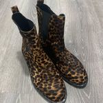 Rebecca Minkoff Sabeen Leopard Print Fuzzy Ankle Boots Photo 3