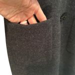 Ellen Tracy Ellen Tracy Wool Cardigan Sweater Women's Small Charcoal Career Classic Preppy Photo 5