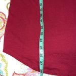 Crown & Ivy womens size 0X long sleeve tee burgundy happy fall Yall on back Photo 5