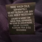 Leslie Fay Halter Geometric Babydoll Dress Women's 14 Navy Dainty Hippie Boho Photo 8