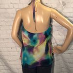 Byer California B•Wear  Tie Dye Floaty Halter Top L Photo 5