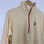 Marine layer NEW  X Makers Mark Yellow Re-Spun Sport Quarter Zip Photo 3
