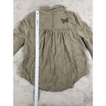 Holding Horses Anthropologie  Button Down Shirt Butterfly Embroidered Sz‎ 12 West Photo 7