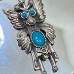 Vintage Southwestern Sancrest Eagle Turquoise Silver Photo 3
