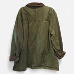 Vintage Cabin Creek Barn Coat Army Green Corduroy Trim Classic Preppy 2XL Size XXL Photo 3