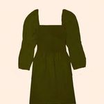 Reformation 1HR SALE ⚡ Brodie Linen Dress (Fern) Photo 0