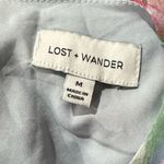 Lost + Wander Anthropologie Monet Garden Midi Floral Dress Women’s Medium Photo 3