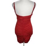 Red Cut Out Mini Dress Size Small Red Bodycon Mini Dress with Cut Photo 1