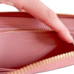 Coach NWOT Long Zip Around Wallet In Signature Canvas Gold Pink Lemonade Brown Photo 4