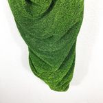 Pretty Little Thing  Green Glitter Plisse Ruched One Shoulder Midi Dress Size 12 Photo 9