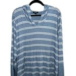 Alfani  Super Soft Hoodie Blue & White Size XXL Photo 3