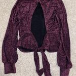 Lush Clothing Sparkly Long Sleeve Shirt Photo 2