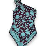 Kate Spade New New York Geranium Grove Buckle One Shoulder Swimsuit Size XS Photo 3