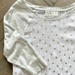 Abercrombie & Fitch Abercrombie Heather Gray & White Sheer Baseball Tee XS Photo 5