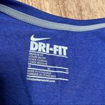 Nike Dri Fit V-Neck Cobalt Blue T-Shirt Photo 2
