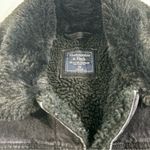 Abercrombie & Fitch Distressed Sherpa Lined Jean Jacket Photo 2