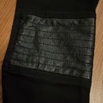 Current Mood  moto jeans with faux leather knees and zip up closure Photo 3