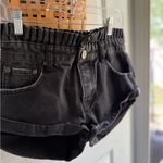 Free People Black Jean Shorts Photo 2