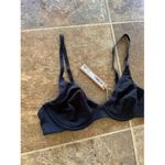 SKIMS Cotton Jersey T-shirt Bra Soot Size 34B Photo 2