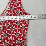 Boden Sleeveless Dress Red White Green‎ Geometric Print Casual Size US 6R Photo 1