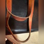 Valentina Black and Brown Shoulder Bag with Leather Handles Photo 5