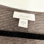 J.Jill  quarter sleeve stripes linen blend top contemporary size small Photo 2